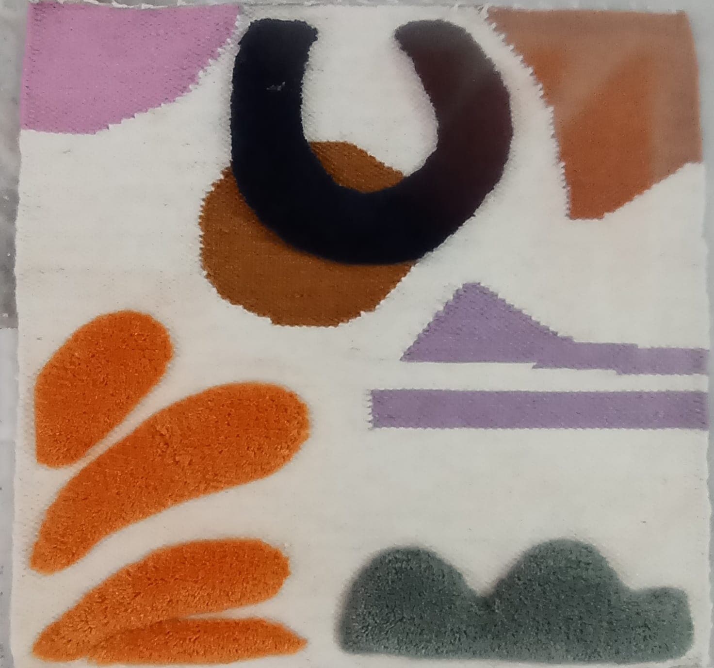 Textured Shag Cushion